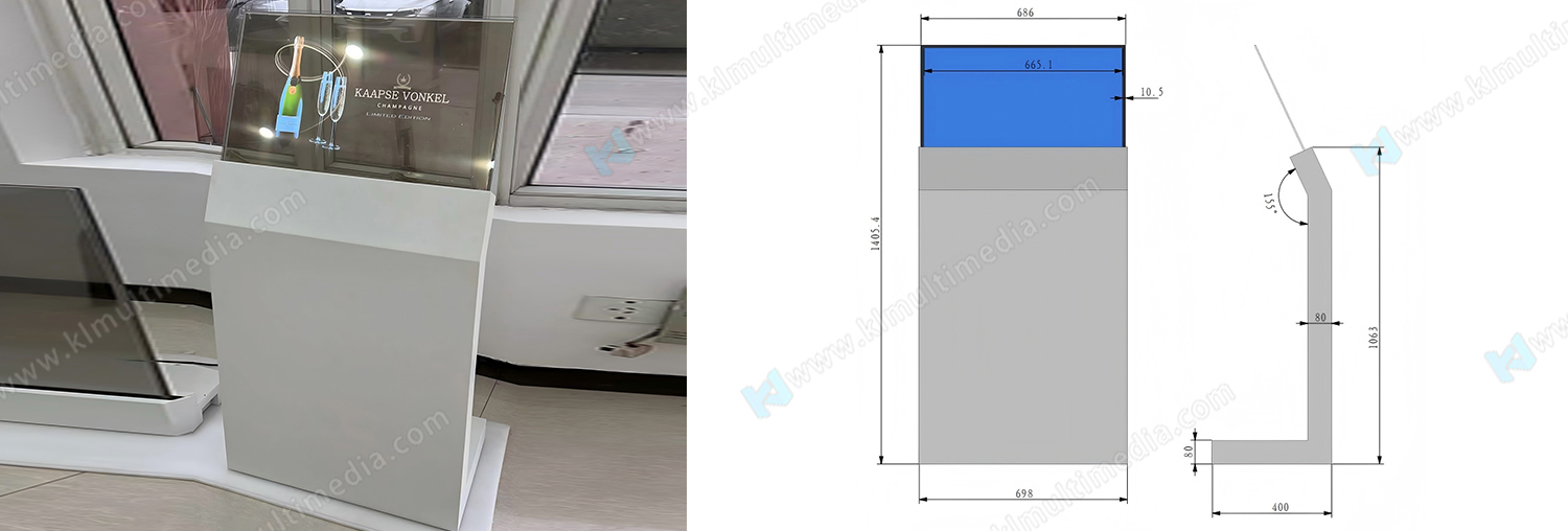 30 بوصة مائلة