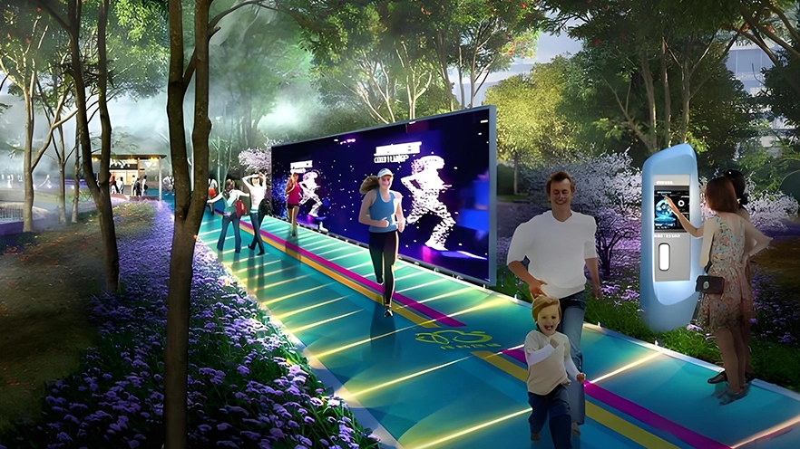 التثبيت التفاعلي في الهواء الطلق